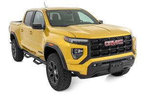 Chevrolet Colorado Nerf Steps - Cab Length - Rough Country - Enhanced Undercarriage Protection with Integrated Stone Guards - '15-'25